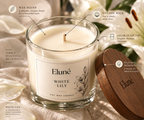 White Lily Scented Candle