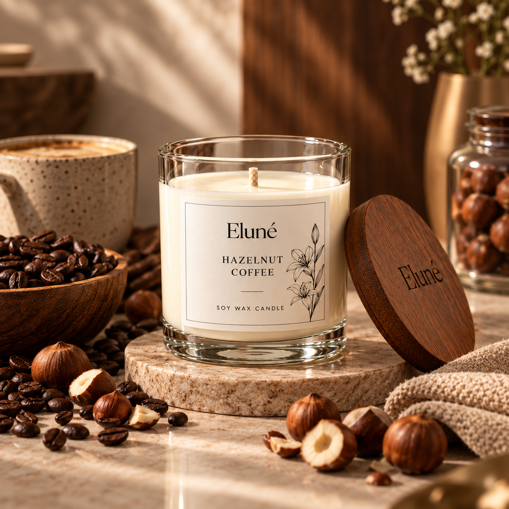 Hazelnut Coffee Scented Candle