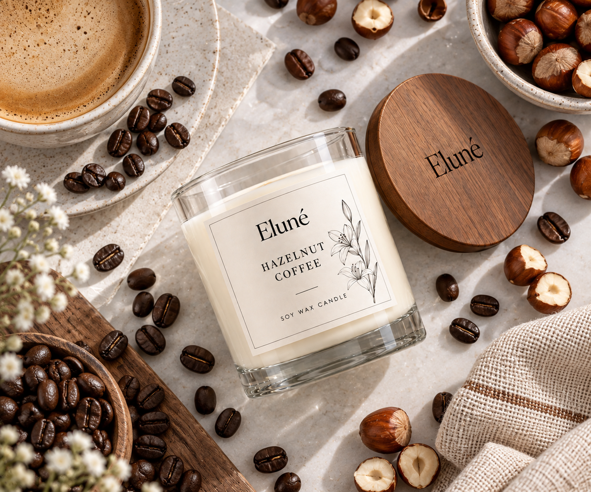 Hazelnut Coffee Scented Candle