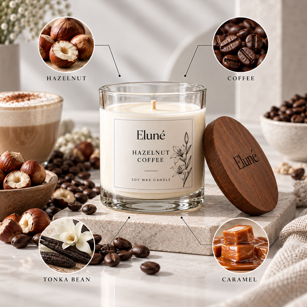 Hazelnut Coffee Scented Candle