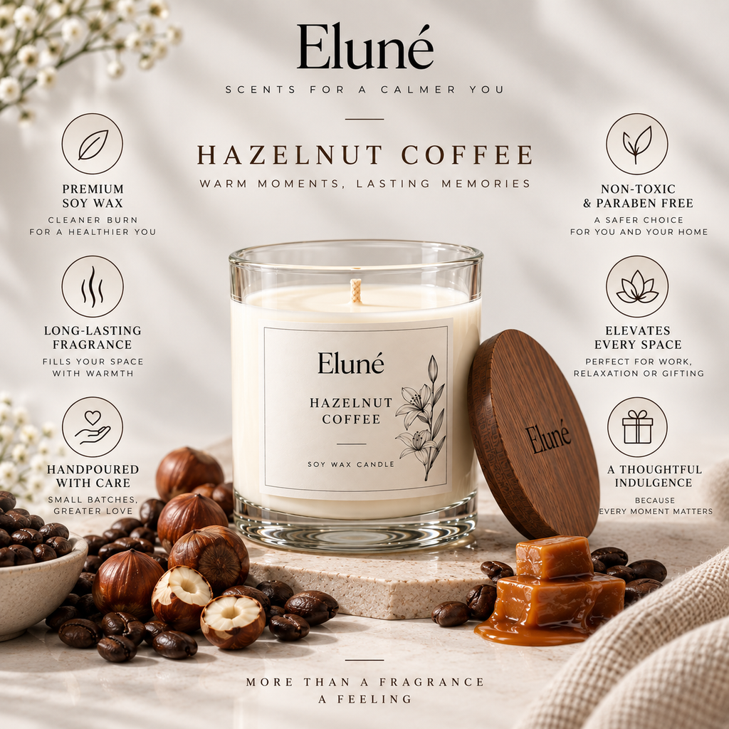 Hazelnut Coffee Scented Candle