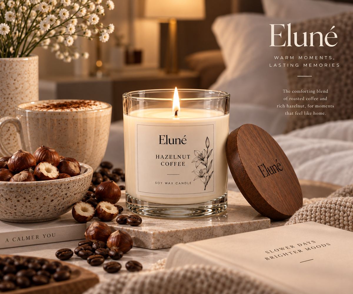 Hazelnut Coffee Scented Candle