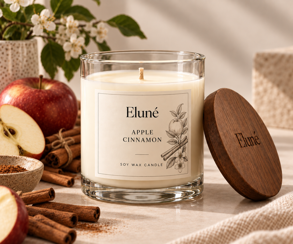 Apple Cinnamon Scented Candle