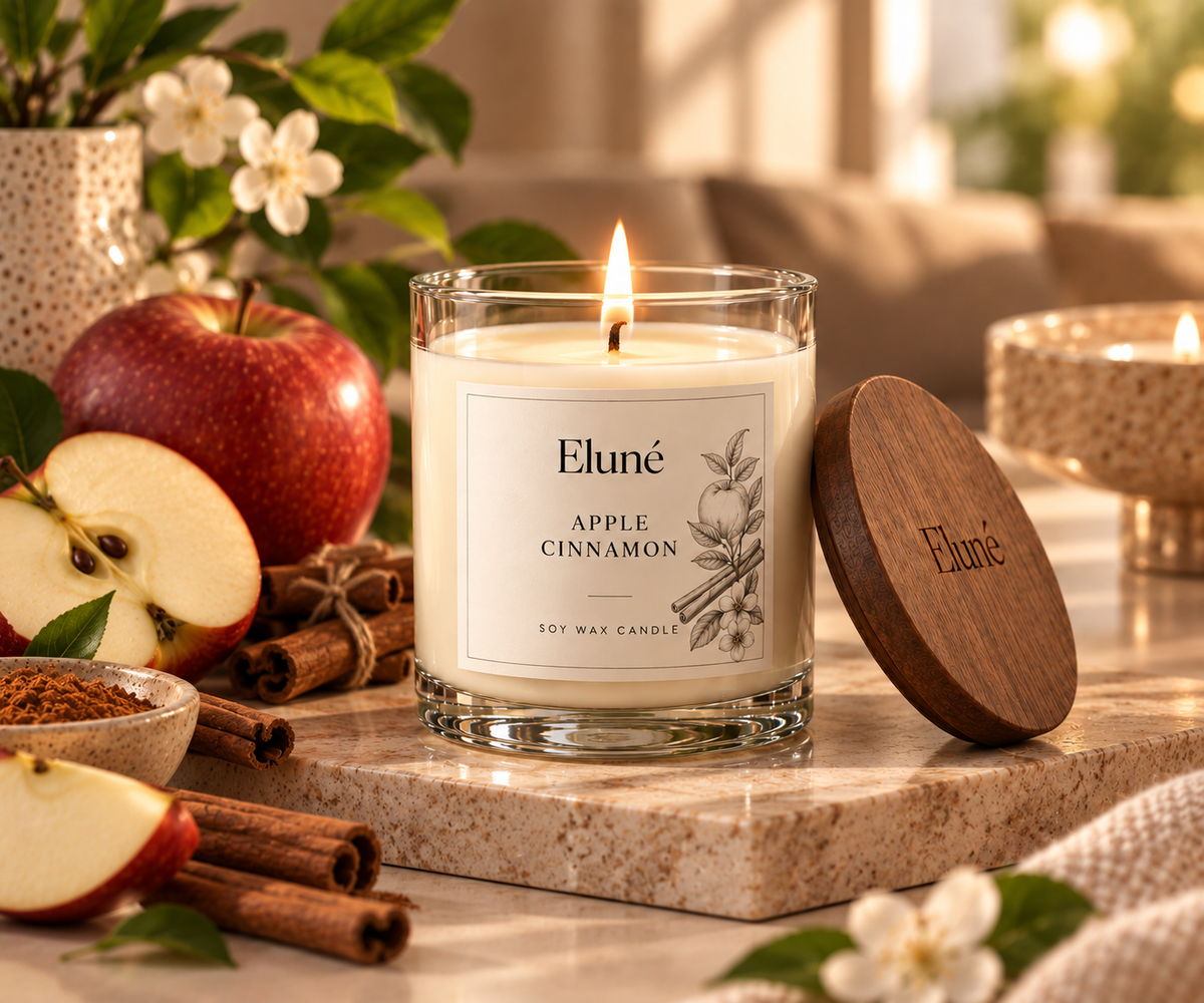 Apple Cinnamon Scented Candle