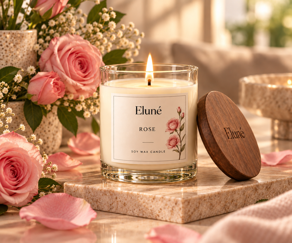 Rose Scented Candle