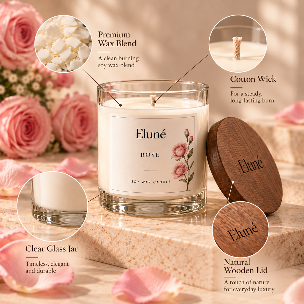 Rose Scented Candle