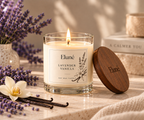 Lavender Vanilla Scented Candle