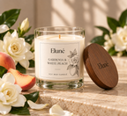 Gardenia & White Peach Scented Candle