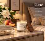 Gardenia & White Peach Scented Candle