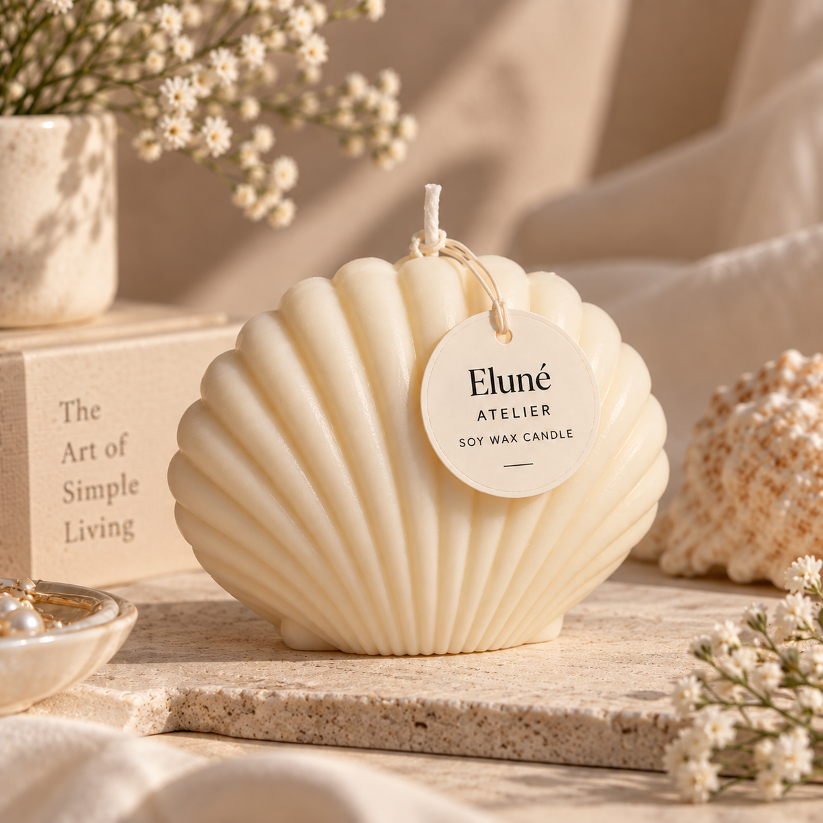 Sea Shell Candle | Eluné