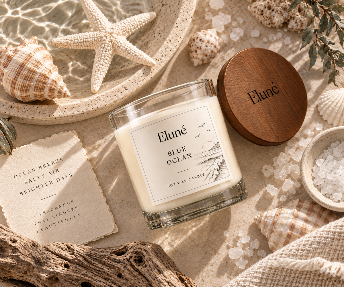 Blue Ocean Scented Candle