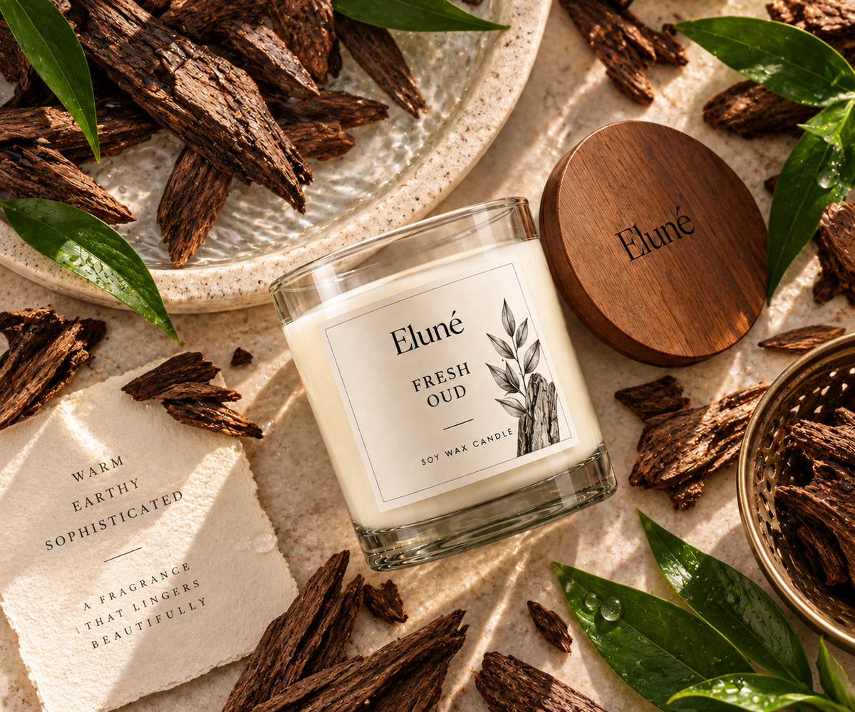 Fresh Oud Scented Candle