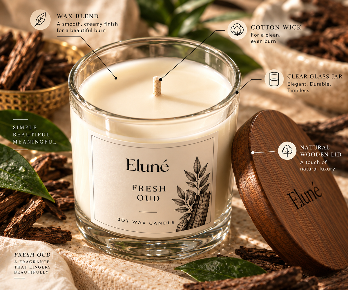 Fresh Oud Scented Candle