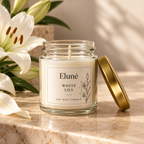 White Lily Scented Candle