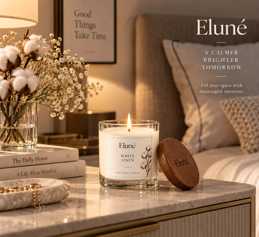 White Linen Scented Candle