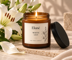 White Lily Scented Candle