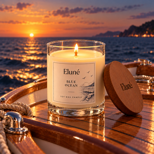 Blue Ocean Scented Candle